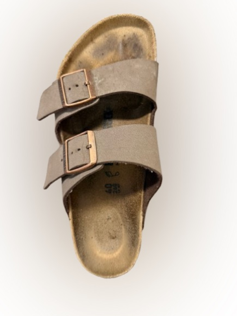 Birkenstock Arizona Single LEFT Sandal Size 40 Brown Birko-Flor Replacement Shoe